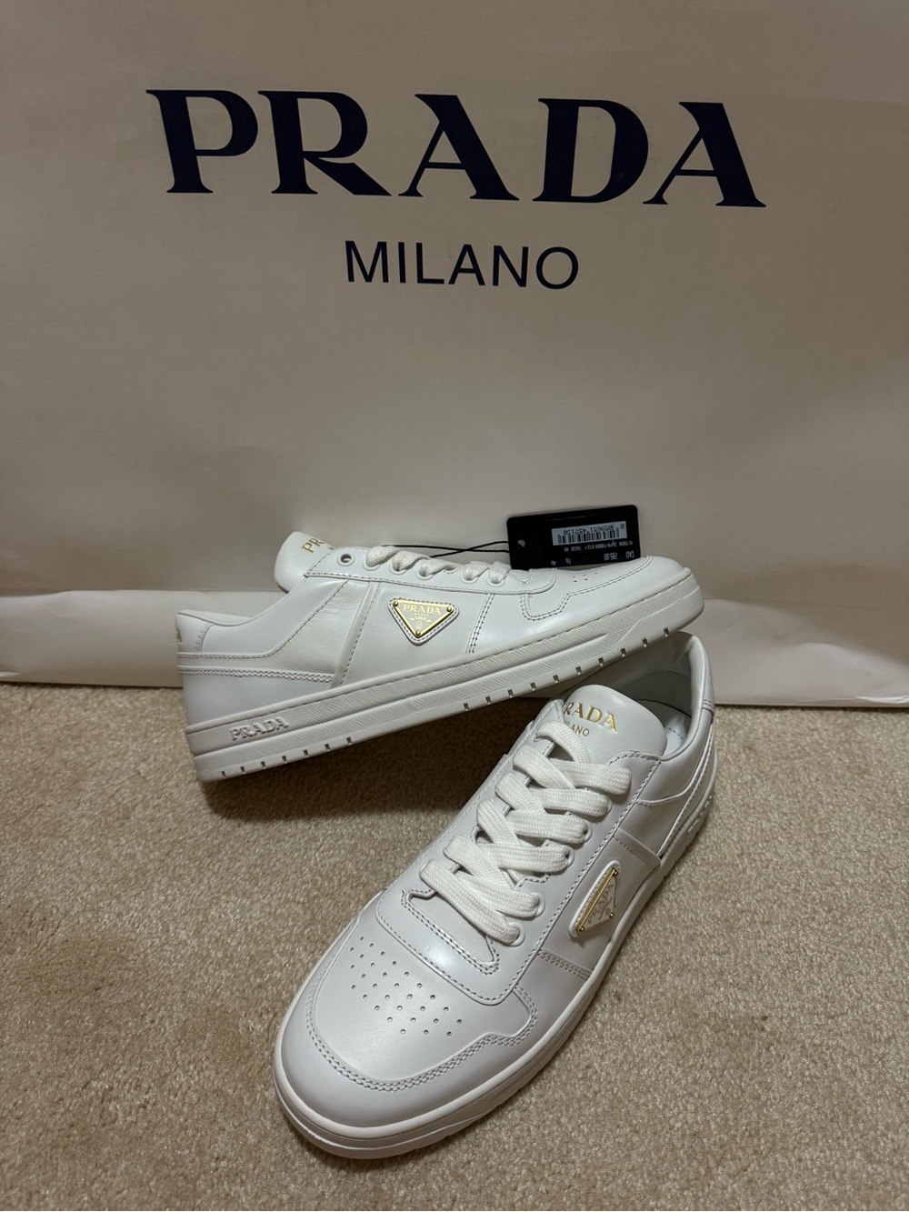 Prada Leather Sneakers